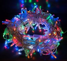 Гирлянда светодиодная "Шнур" Eurosvet 400-102 RGB IP65 20м картинка 